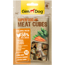 Snacks Cão Superfood Cubos Frango, Cenoura e Espinafres Snacks Cão Superfood Cubos Frango, Cenoura e Espinafres